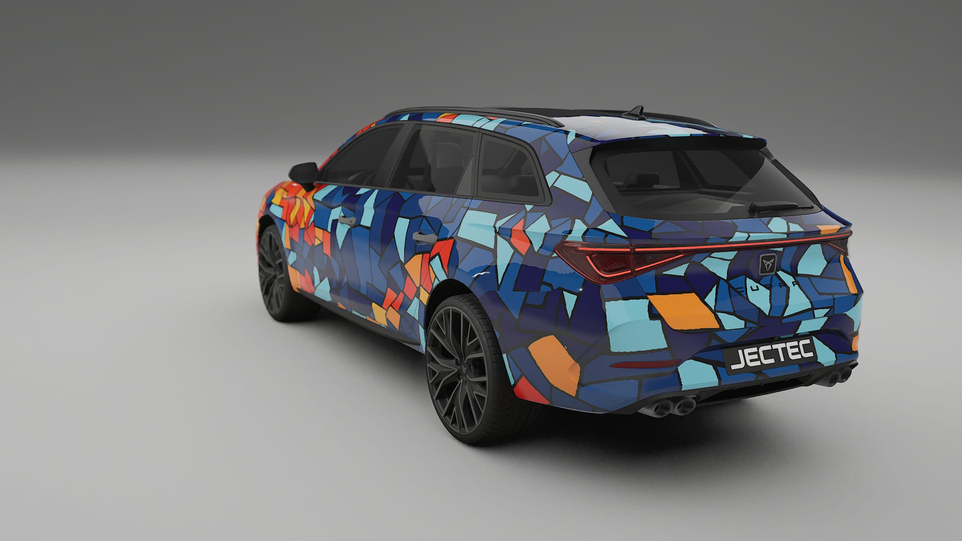 Seat Leon Cupra KL BARCELONA – Design-Wrap PPF-Kit aus bedruckbarer Polyurethanfolie