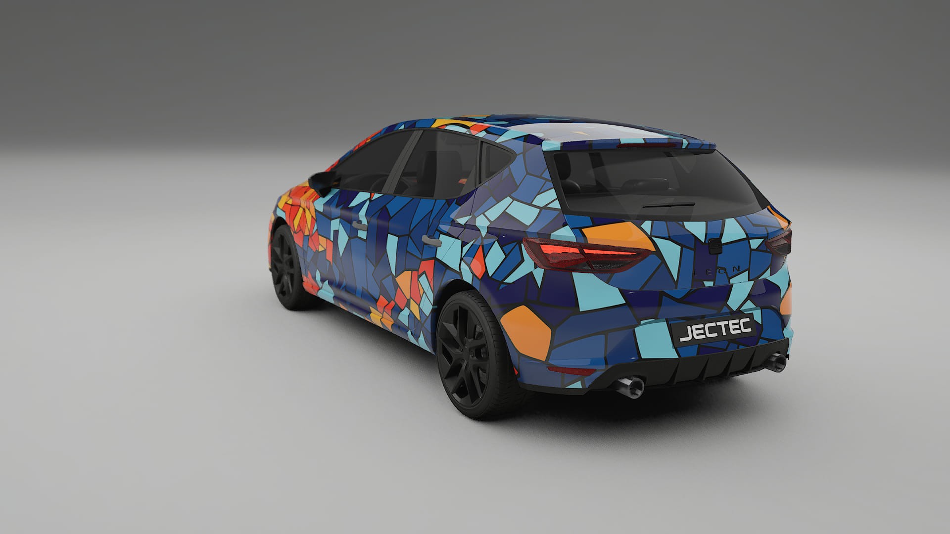 Seat Leon FR 5F BARCELONA Designed Wrap PPF Kit – Printable Polyurethane Film