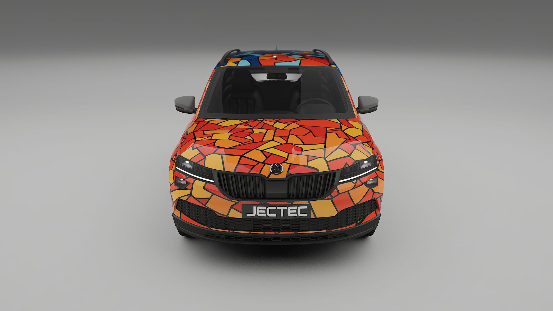 Škoda Karoq NU7 BARCELONA Designed Wrap PPF Kit – Printable Polyurethane Film