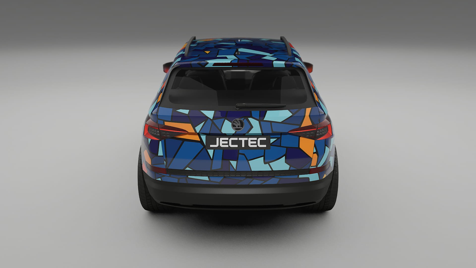 Škoda Kodiaq NS7 BARCELONA – Design-Wrap PPF-Kit aus bedruckbarer Polyurethanfolie