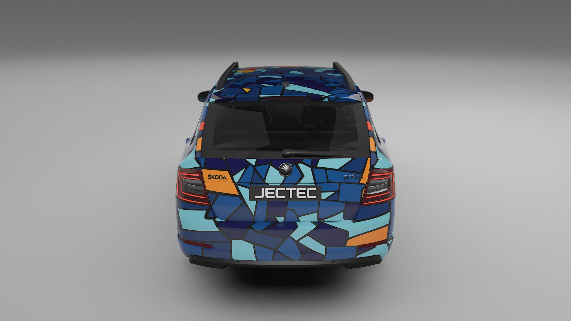 Škoda Octavia combi 5E BARCELONA – Design-Wrap PPF-Kit aus bedruckbarer Polyurethanfolie