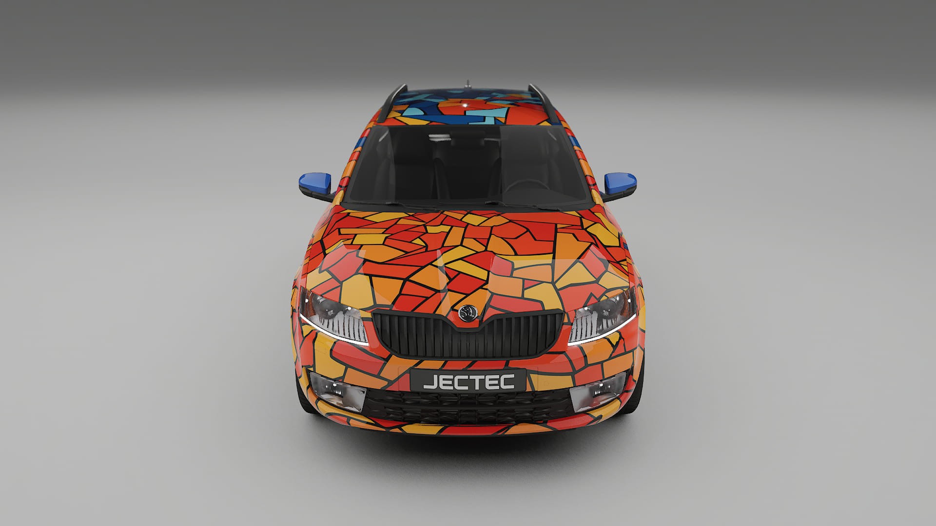 Škoda Octavia combi 5E BARCELONA – Design-Wrap PPF-Kit aus bedruckbarer Polyurethanfolie
