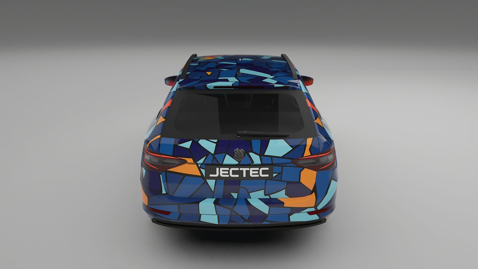 Škoda Superb B8 BARCELONA Designed Wrap PPF Kit – Printable Polyurethane Film