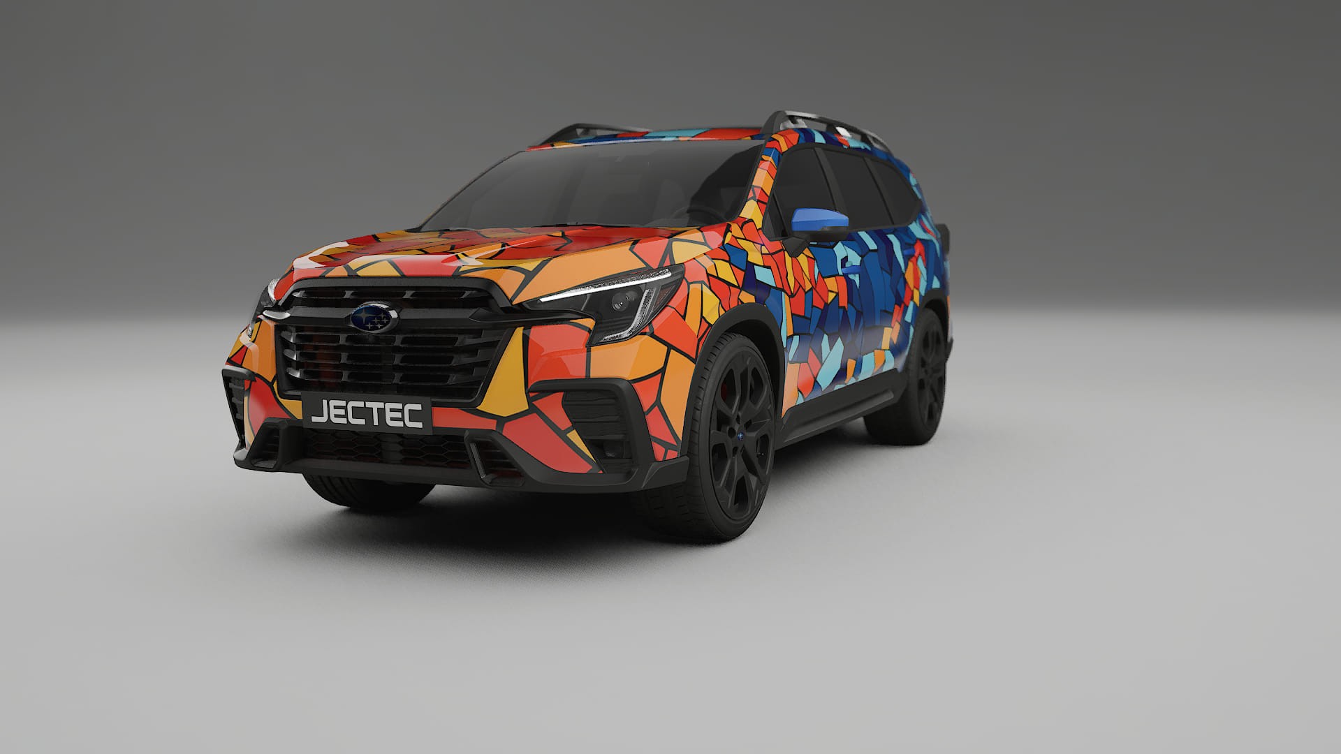 Subaru Ascent BT facelift LCI BARCELONA Designed Wrap PPF Kit – Printable Polyurethane Film
