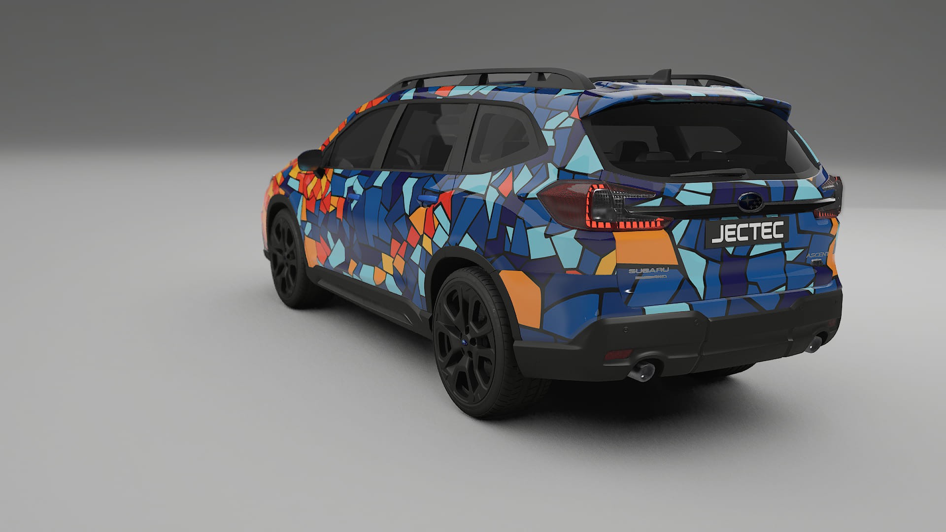 Subaru Ascent BT facelift LCI BARCELONA – Design-Wrap PPF-Kit aus bedruckbarer Polyurethanfolie
