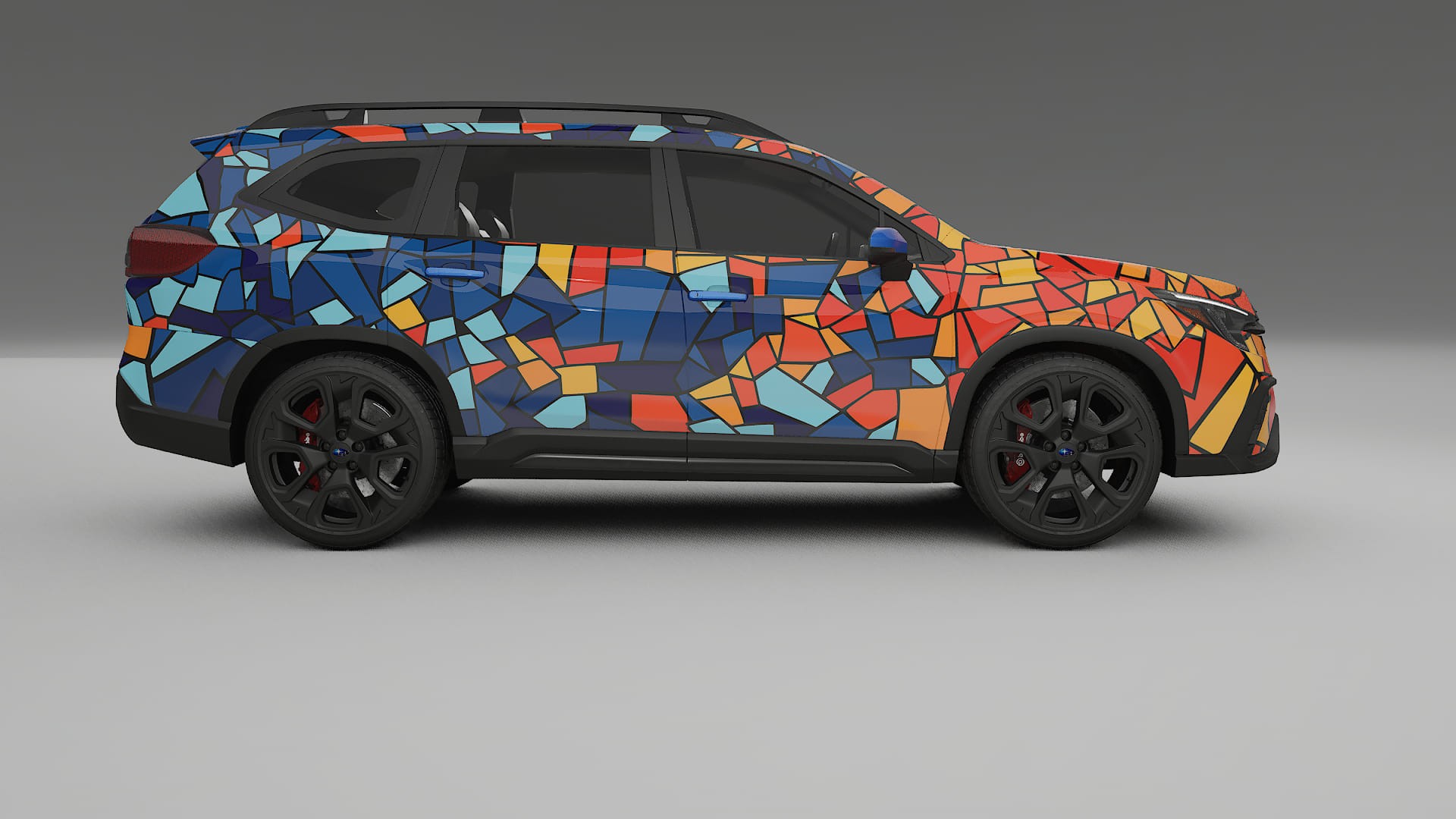Subaru Ascent BT facelift LCI BARCELONA Designed Wrap PPF Kit – Printable Polyurethane Film