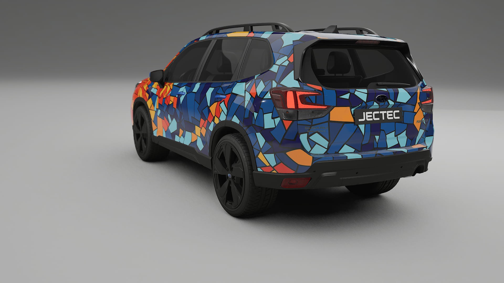 Subaru Forester V SK facelift LCI BARCELONA – Design-Wrap PPF-Kit aus bedruckbarer Polyurethanfolie
