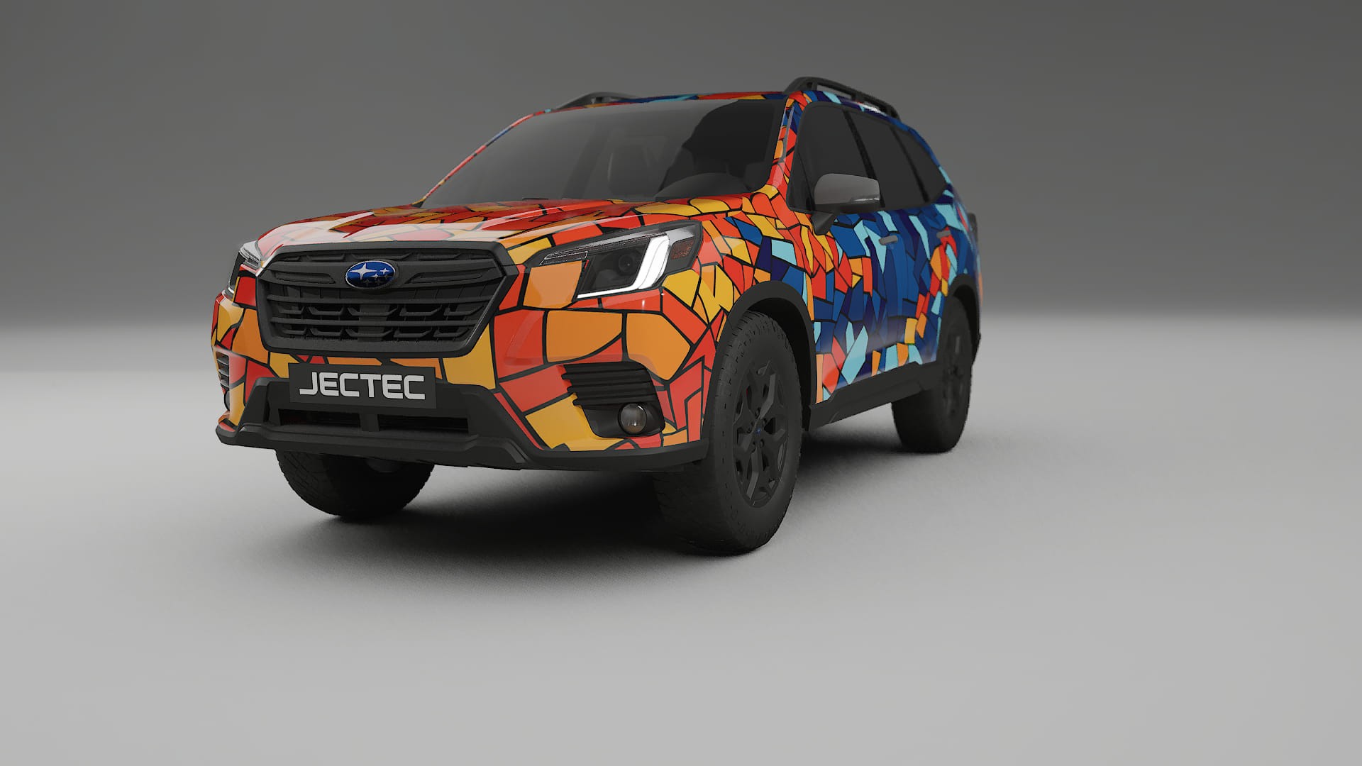 Subaru Forester V SK prefacelift pre-LCI BARCELONA Designed Wrap PPF Kit – Printable Polyurethane Film