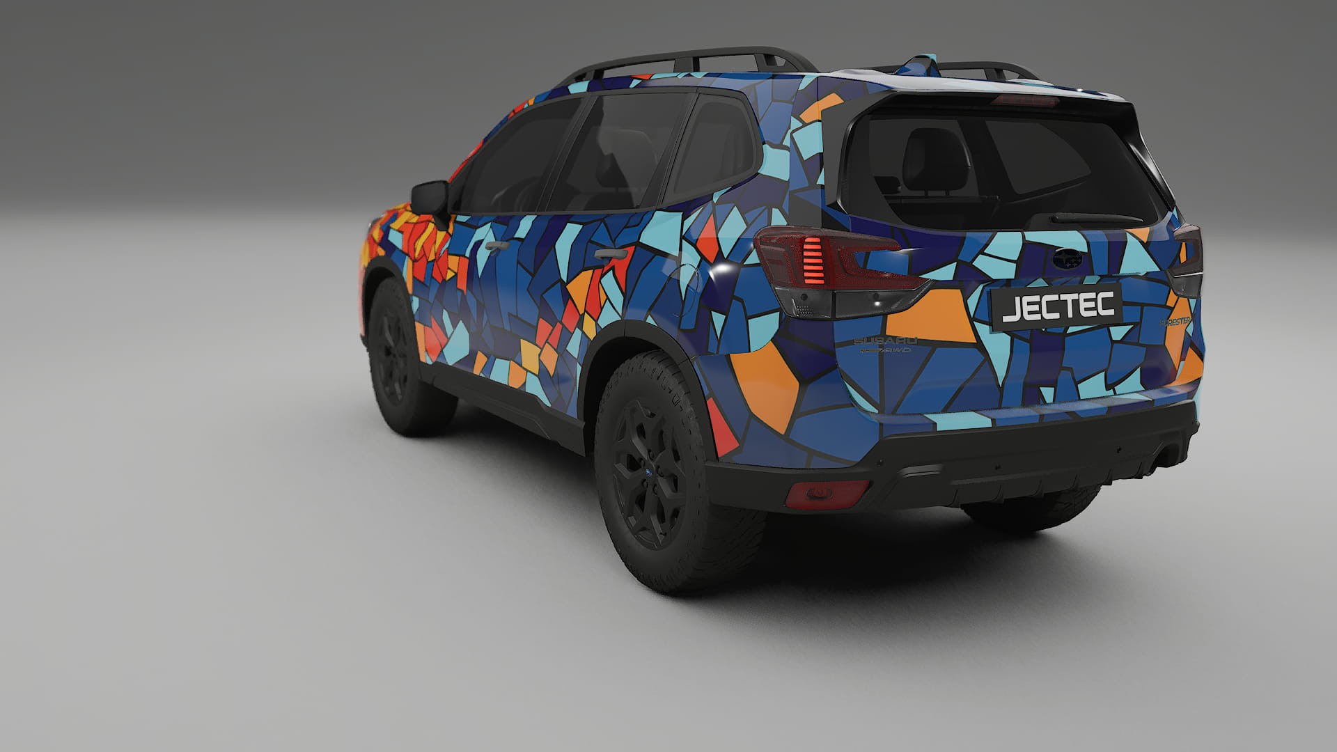 Subaru Forester V SK prefacelift pre-LCI BARCELONA – Design-Wrap PPF-Kit aus bedruckbarer Polyurethanfolie
