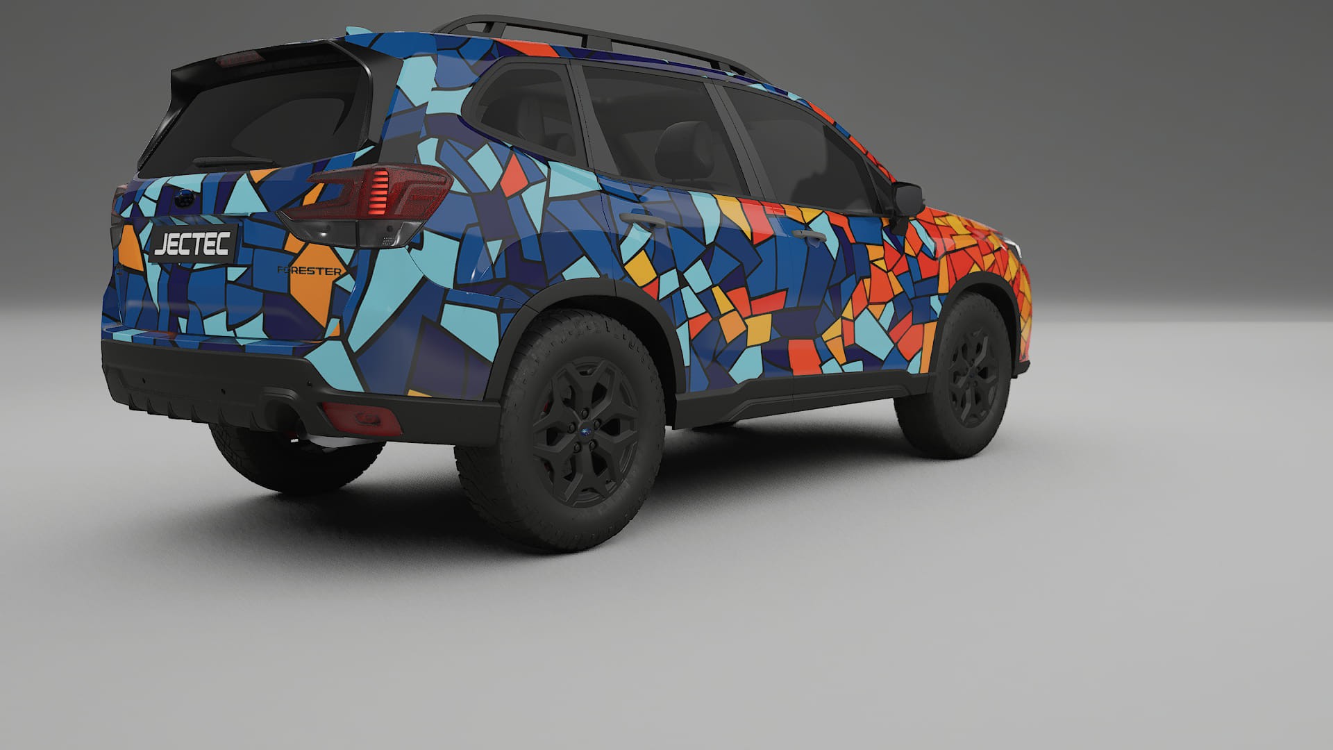 Subaru Forester V SK prefacelift pre-LCI BARCELONA – Design-Wrap PPF-Kit aus bedruckbarer Polyurethanfolie