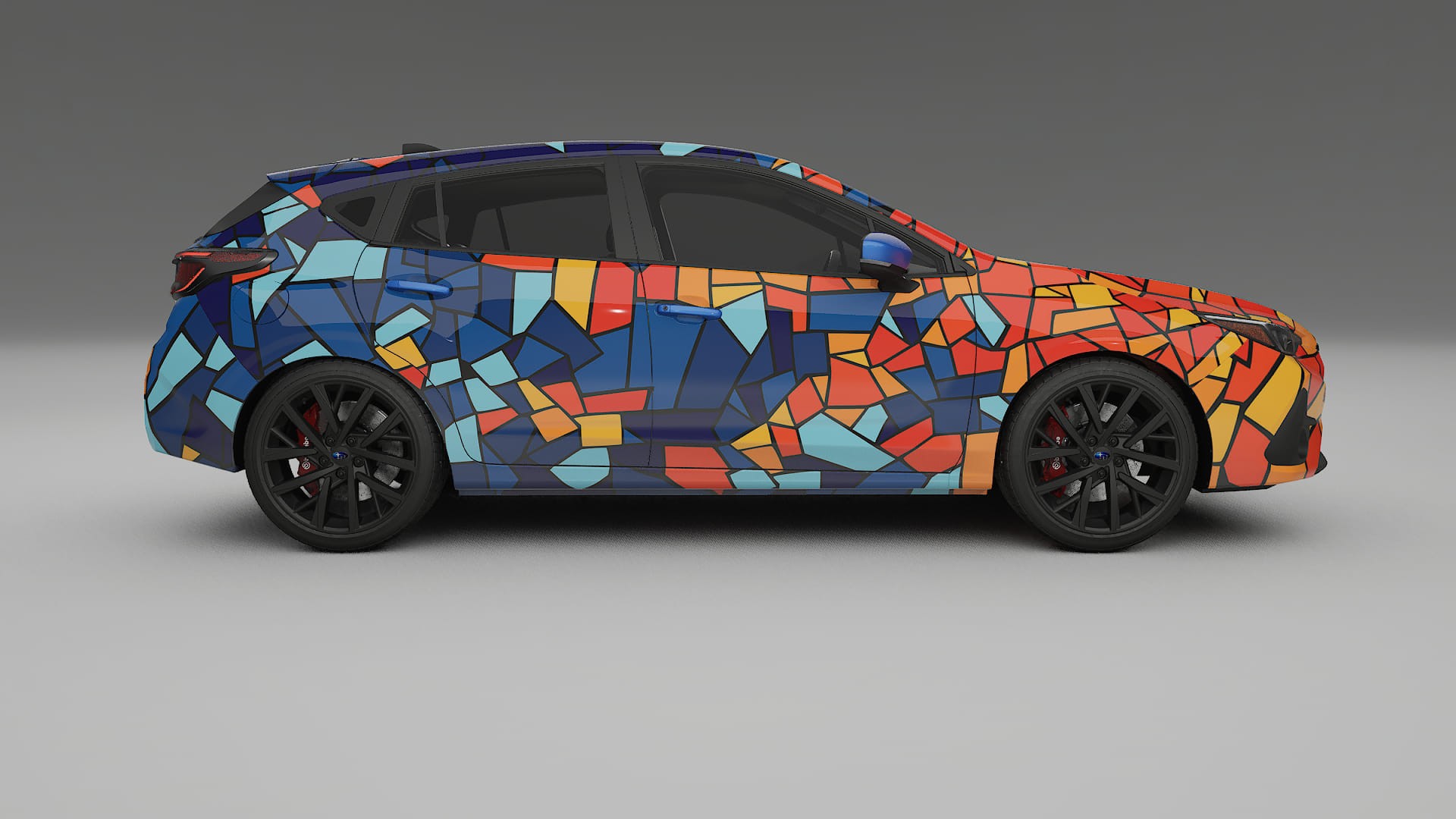 Subaru Impreza GU BARCELONA Designed Wrap PPF Kit – Printable Polyurethane Film