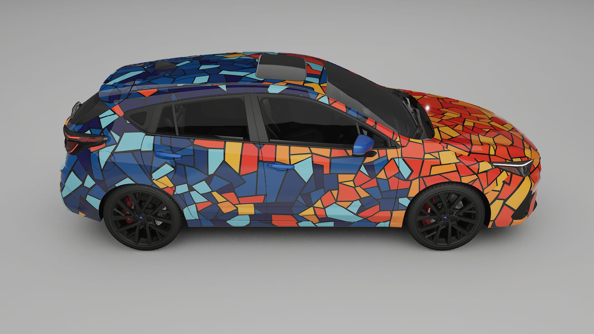 Subaru Impreza GU BARCELONA Designed Wrap PPF Kit – Printable Polyurethane Film