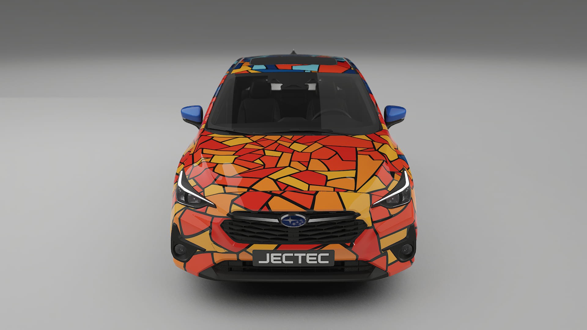Subaru Impreza GU BARCELONA – Design-Wrap PPF-Kit aus bedruckbarer Polyurethanfolie