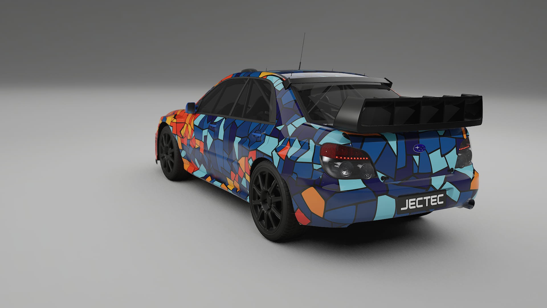 Subaru Impreza WRC GD BARCELONA – Design-Wrap PPF-Kit aus bedruckbarer Polyurethanfolie