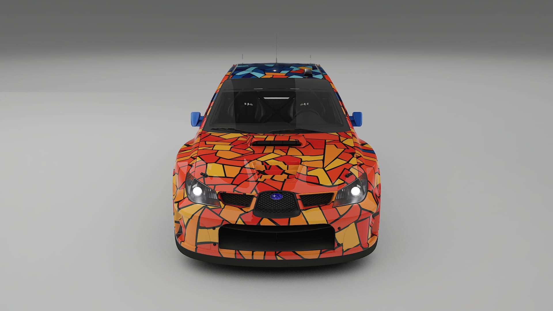 Subaru Impreza WRC GD BARCELONA – Design-Wrap PPF-Kit aus bedruckbarer Polyurethanfolie