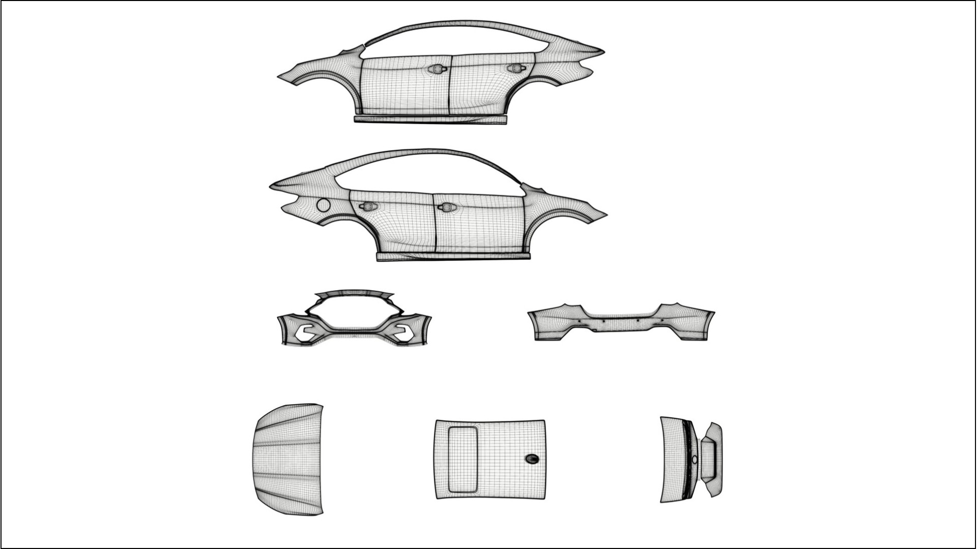 Subaru Legacy BW BARCELONA Designed Wrap PPF Kit – Printable Polyurethane Film