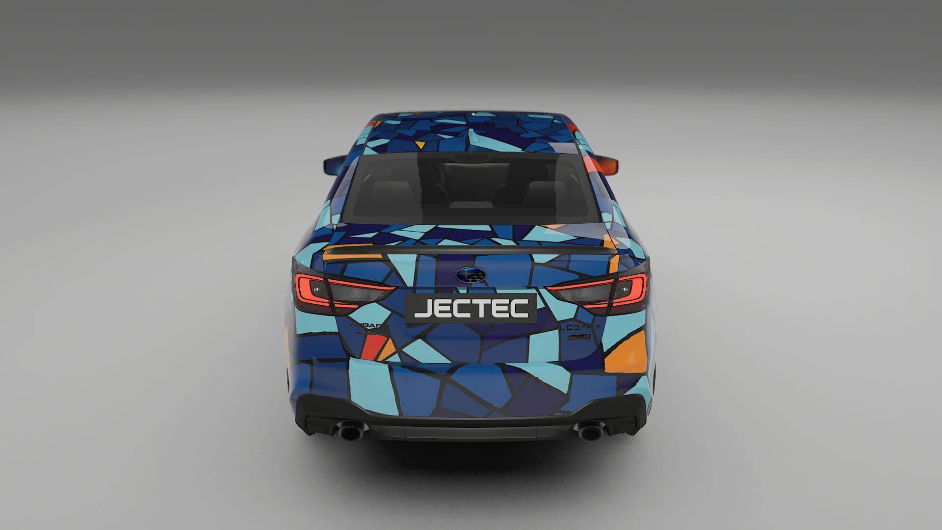 Subaru Legacy BW BARCELONA – Design-Wrap PPF-Kit aus bedruckbarer Polyurethanfolie