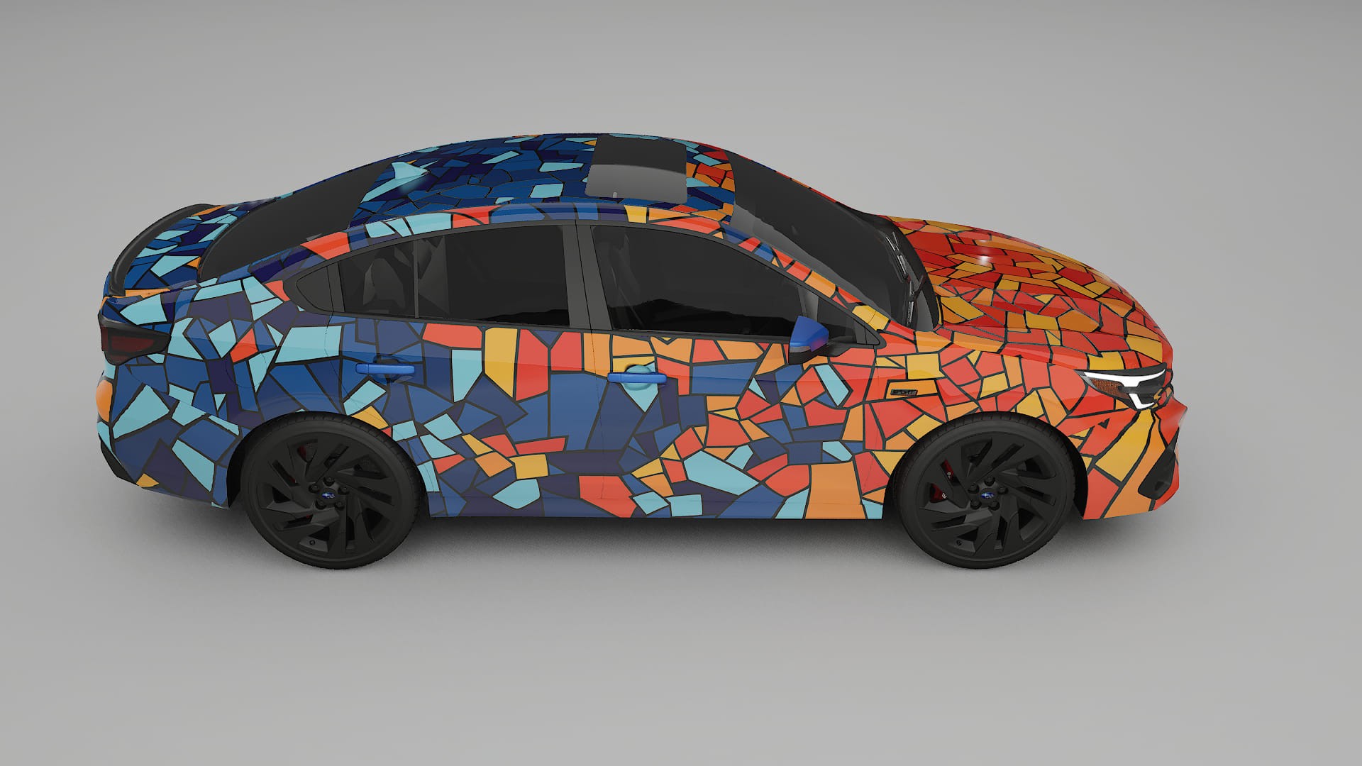Subaru Legacy BW BARCELONA Designed Wrap PPF Kit – Printable Polyurethane Film