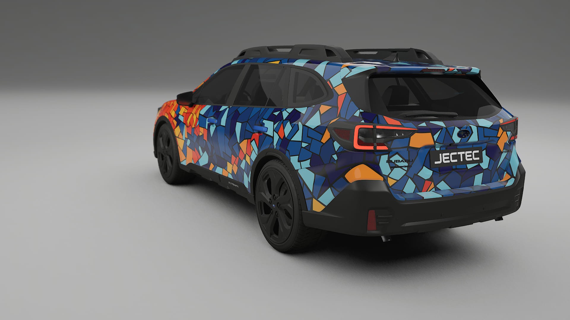 Subaru Outback VI BS facelift LCI BARCELONA Designed Wrap PPF Kit – Printable Polyurethane Film