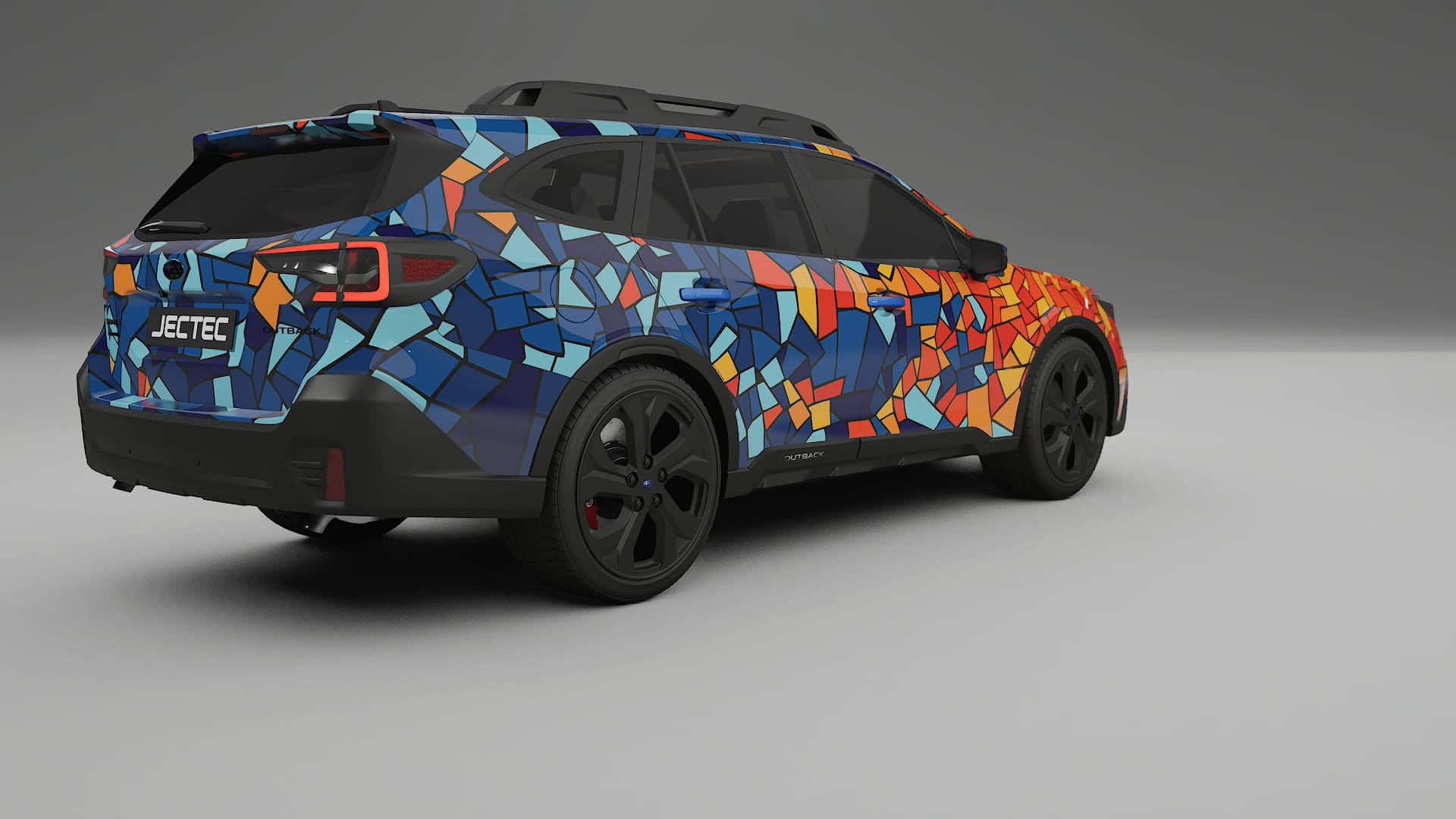 Subaru Outback VI BS facelift LCI BARCELONA – Design-Wrap PPF-Kit aus bedruckbarer Polyurethanfolie