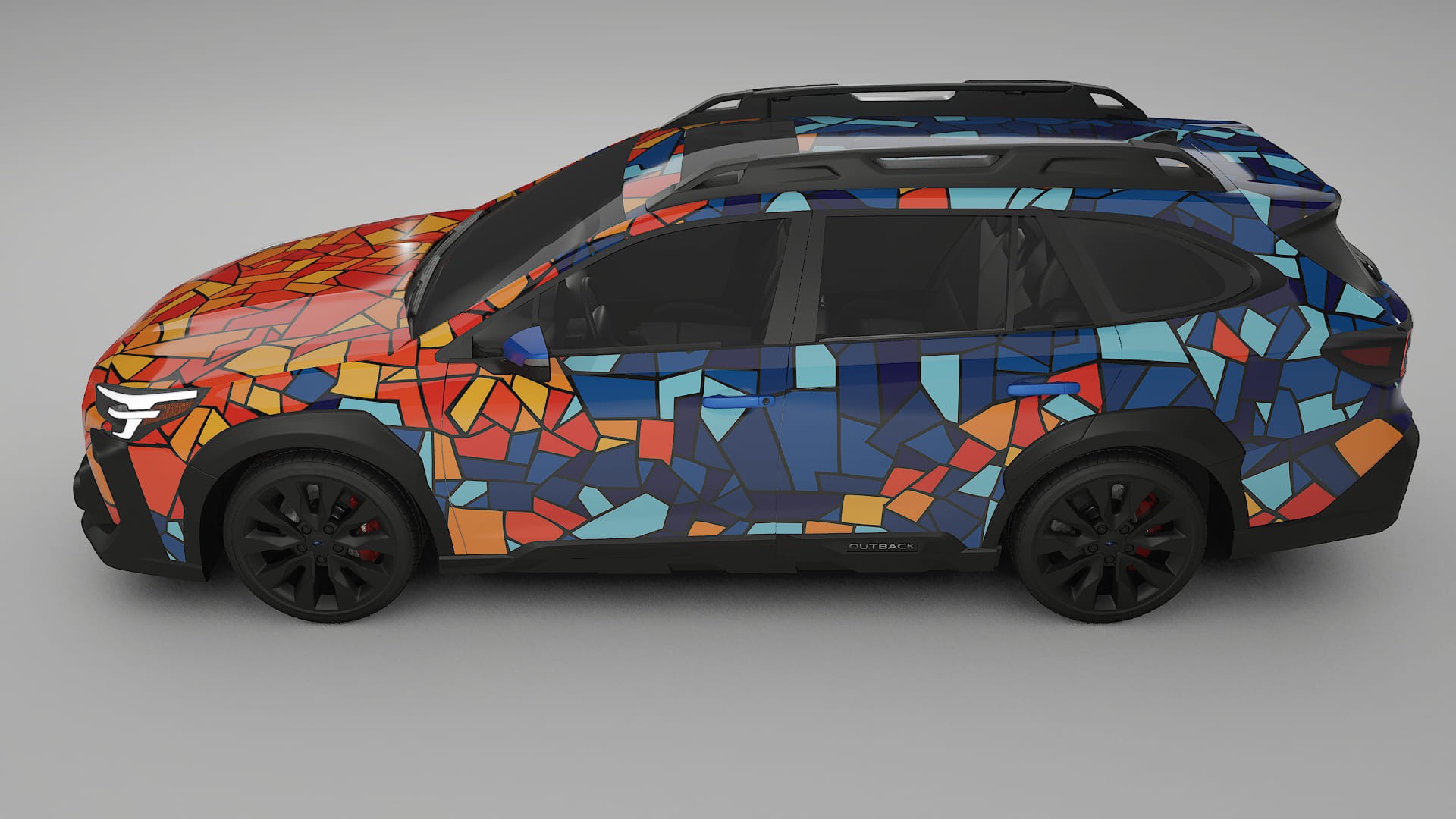 Subaru Outback VI BS prefacelift pre-LCI BARCELONA Designed Wrap PPF Kit – Printable Polyurethane Film