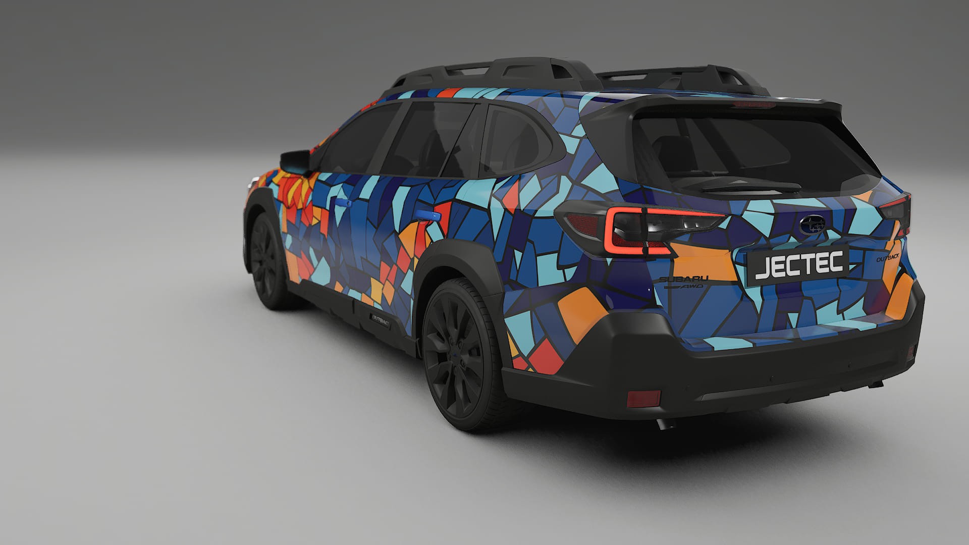 Subaru Outback VI BS prefacelift pre-LCI BARCELONA Designed Wrap PPF Kit – Printable Polyurethane Film
