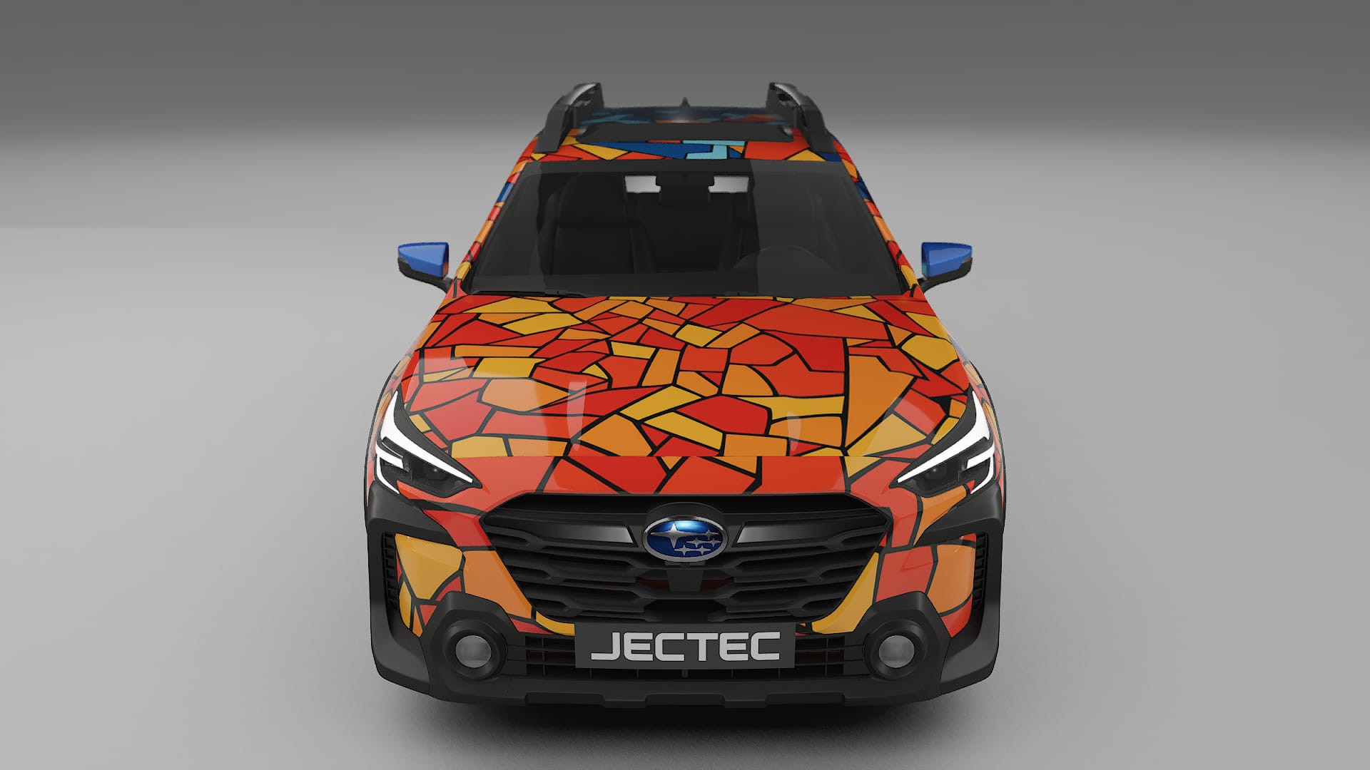 Subaru Outback VI BS prefacelift pre-LCI BARCELONA – Design-Wrap PPF-Kit aus bedruckbarer Polyurethanfolie