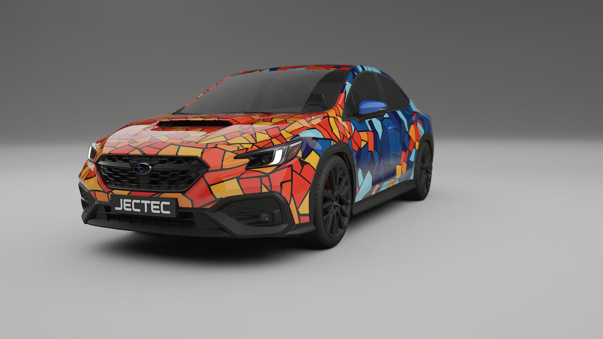 Subaru WRX VB BARCELONA – Design-Wrap PPF-Kit aus bedruckbarer Polyurethanfolie