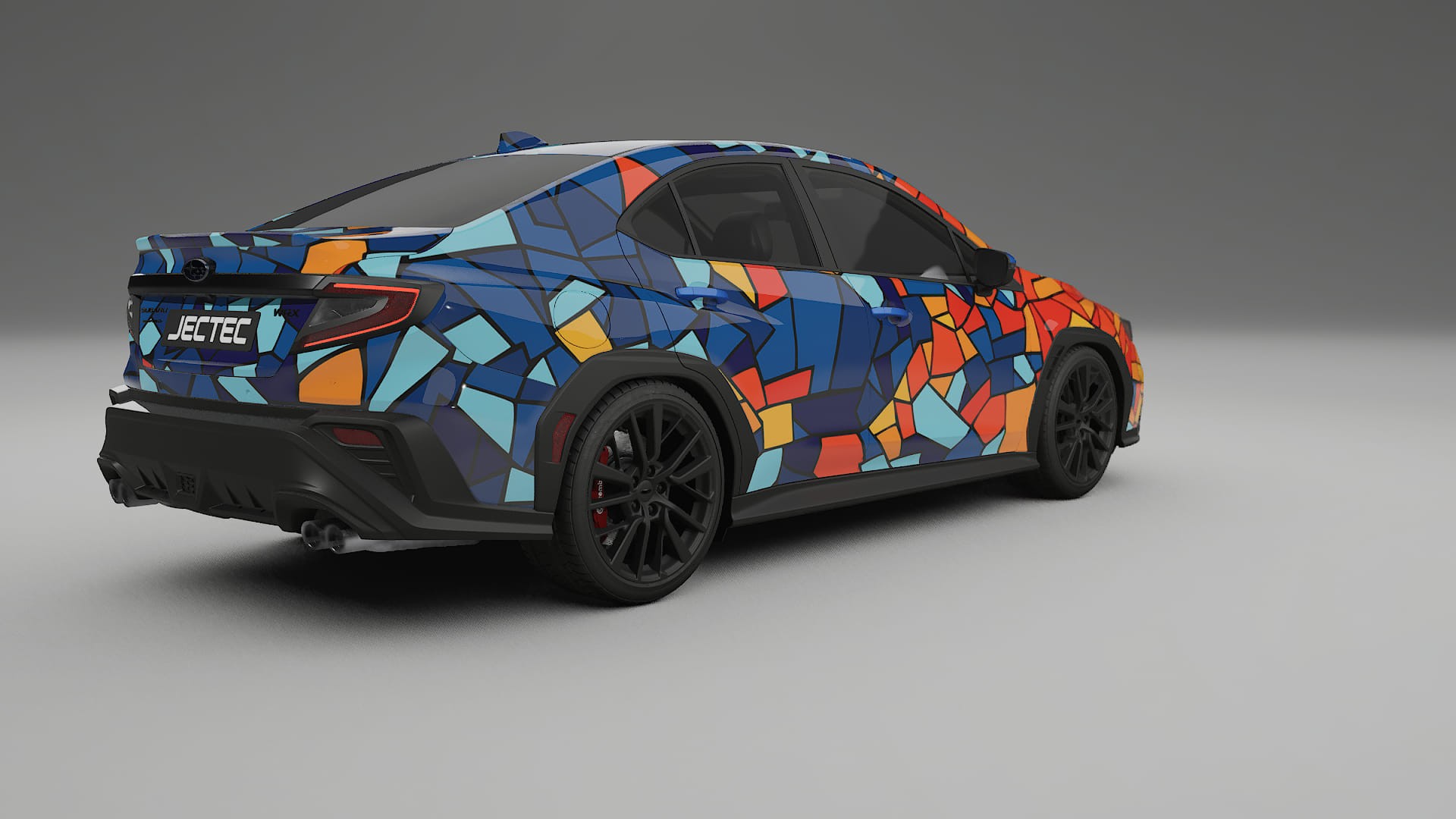 Subaru WRX VB BARCELONA – Design-Wrap PPF-Kit aus bedruckbarer Polyurethanfolie