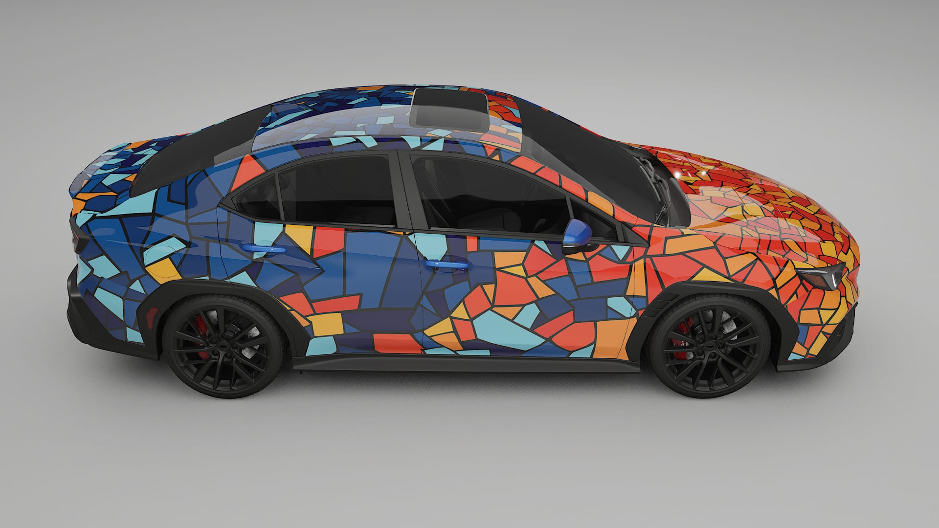 Subaru WRX VB BARCELONA Designed Wrap PPF Kit – Printable Polyurethane Film