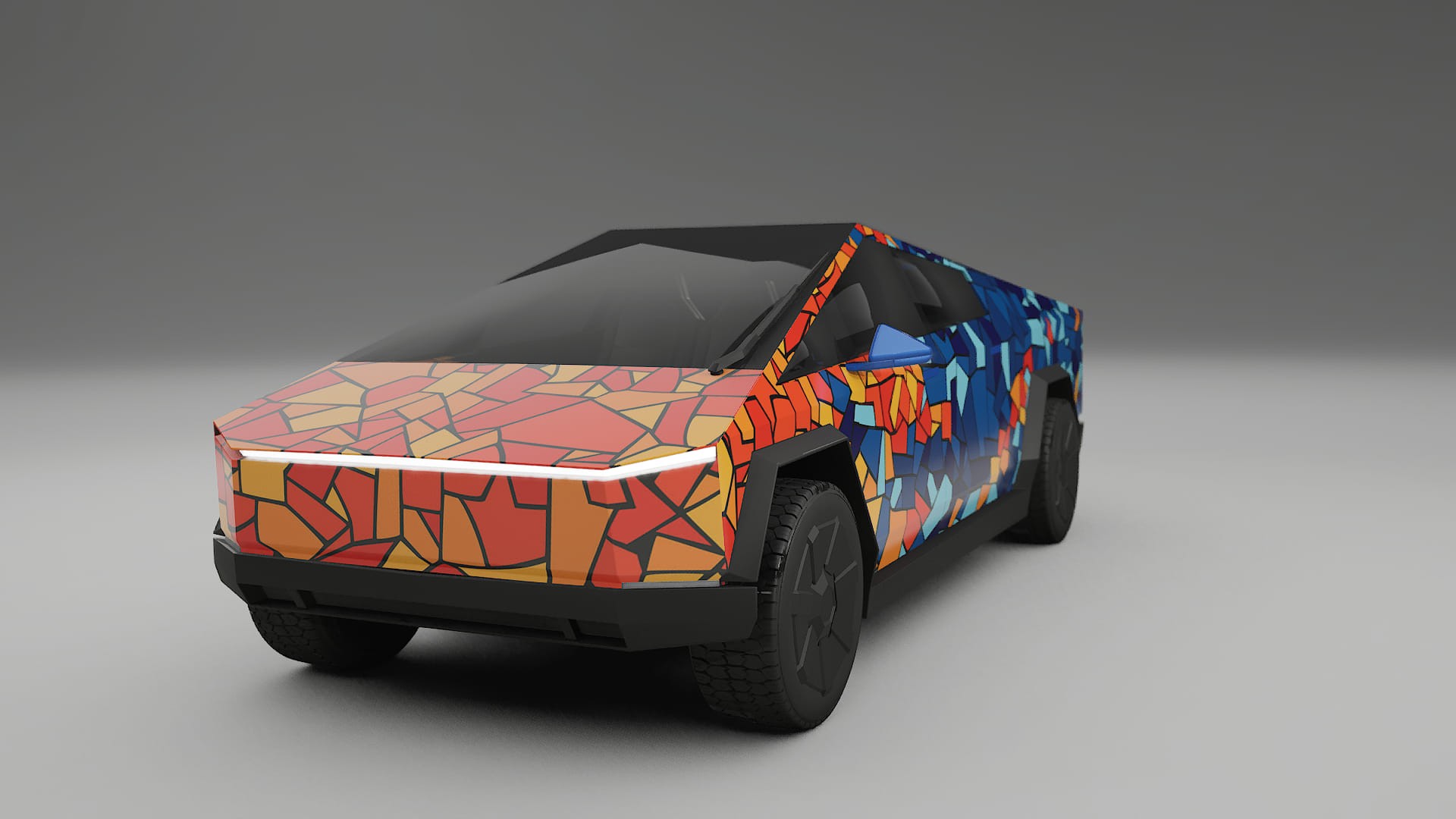 Tesla Cybertruck BARCELONA Designed Wrap PPF Kit – Printable Polyurethane Film