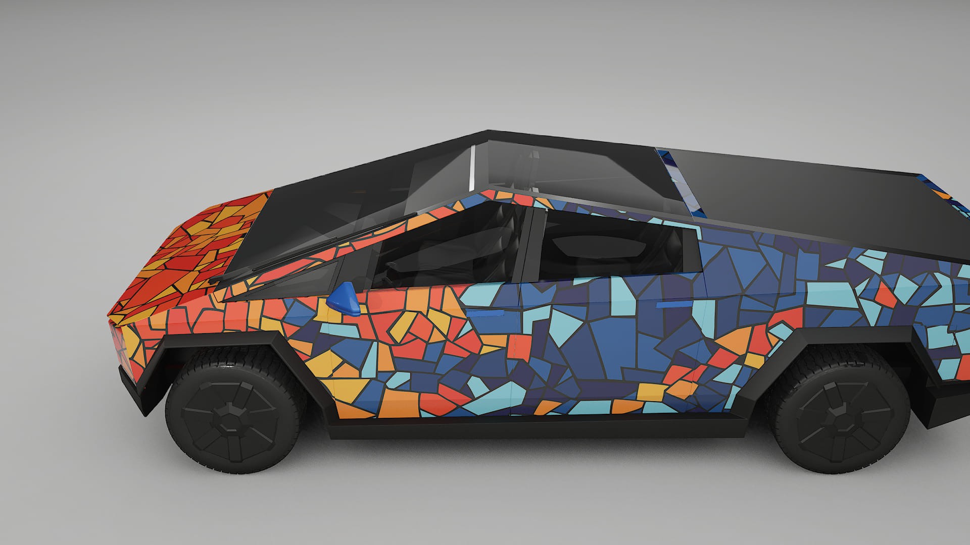 Tesla Cybertruck BARCELONA Designed Wrap PPF Kit – Printable Polyurethane Film