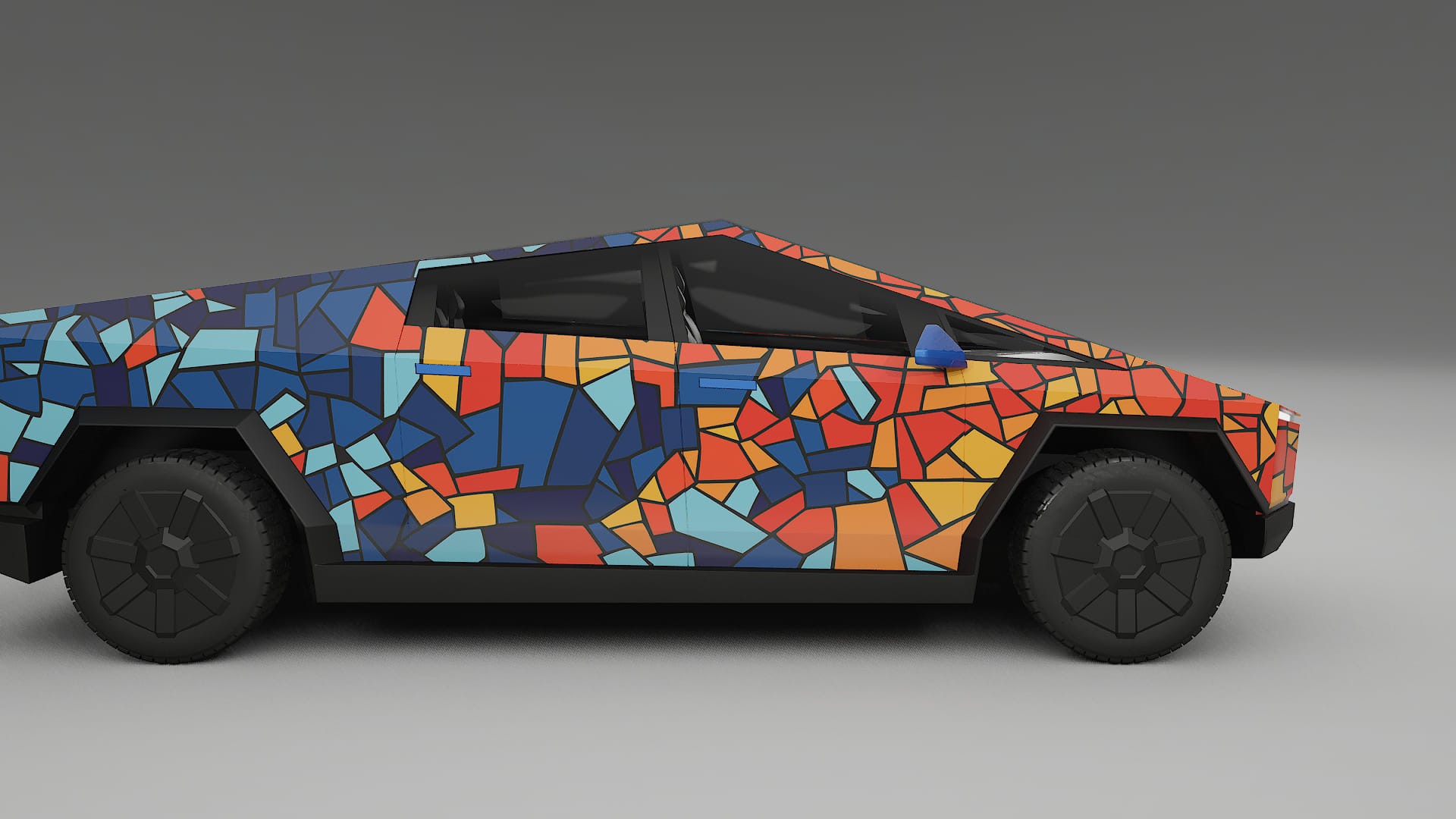 Tesla Cybertruck BARCELONA Designed Wrap PPF Kit – Printable Polyurethane Film