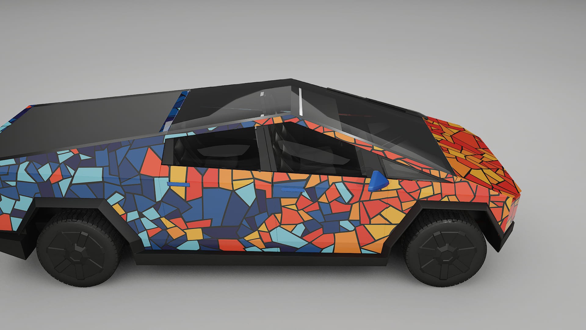 Tesla Cybertruck BARCELONA Designed Wrap PPF Kit – Printable Polyurethane Film