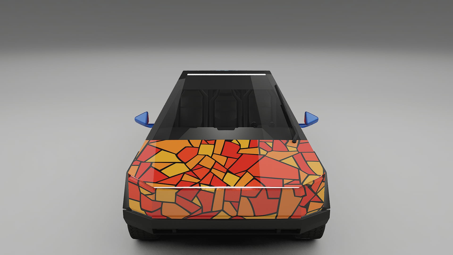 Tesla Cybertruck BARCELONA – Design-Wrap PPF-Kit aus bedruckbarer Polyurethanfolie