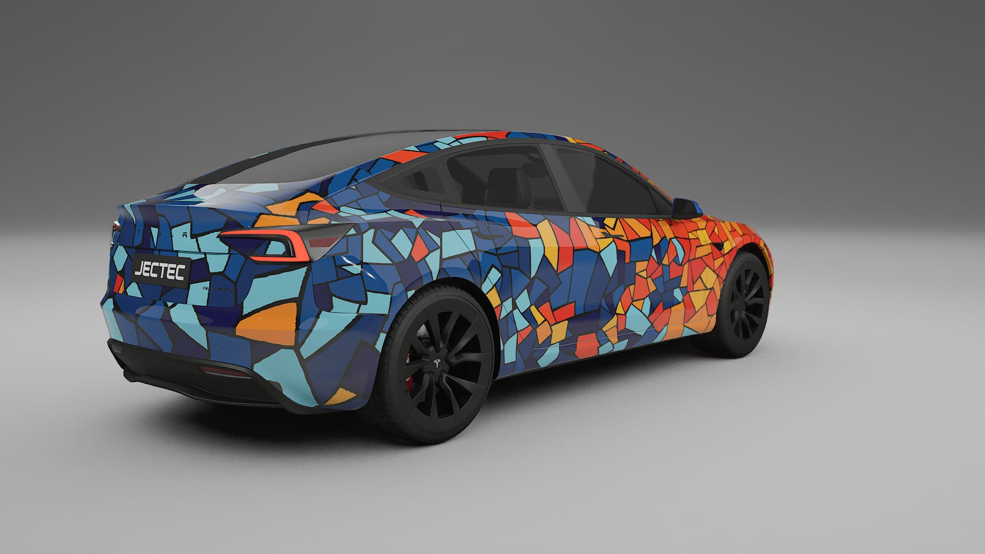 Tesla Model 3 Highland BARCELONA Designed Wrap PPF Kit – Printable Polyurethane Film