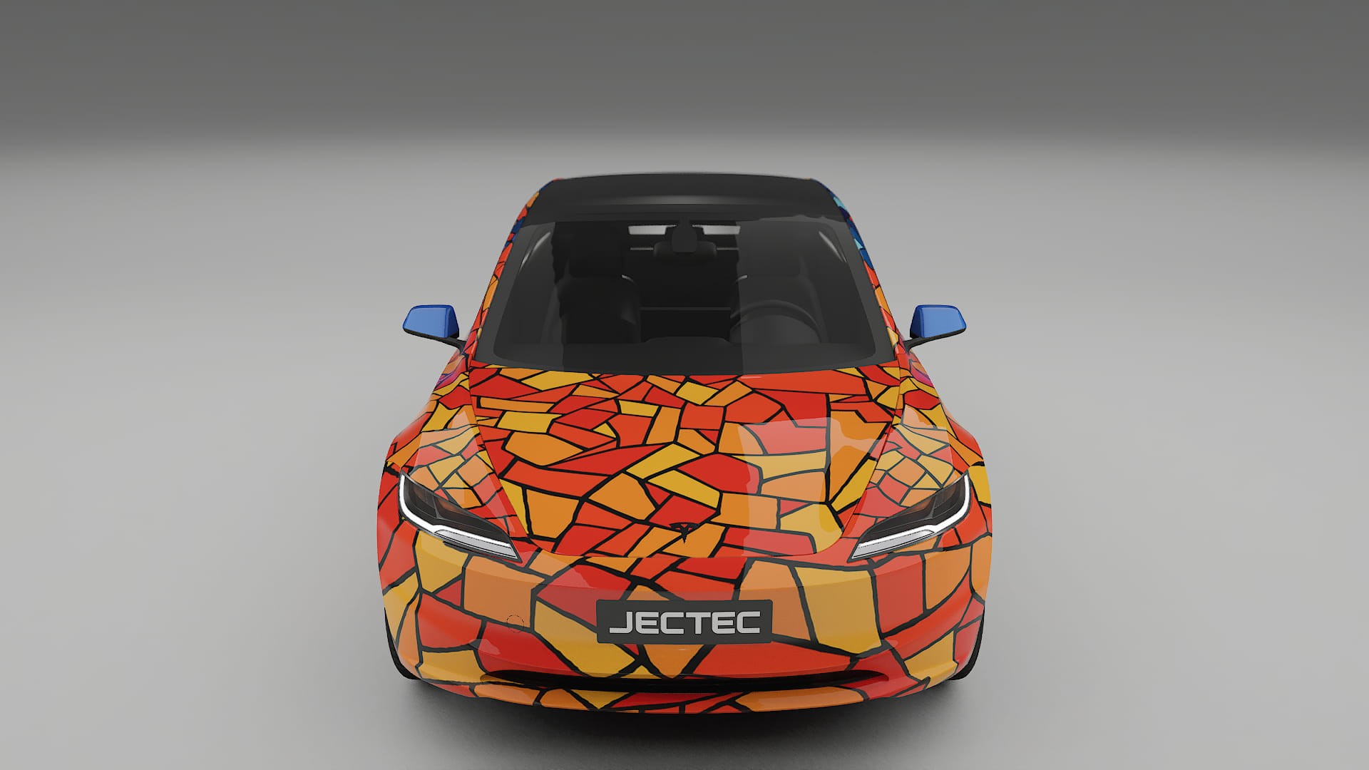 Tesla Model 3 Highland BARCELONA Designed Wrap PPF Kit – Printable Polyurethane Film