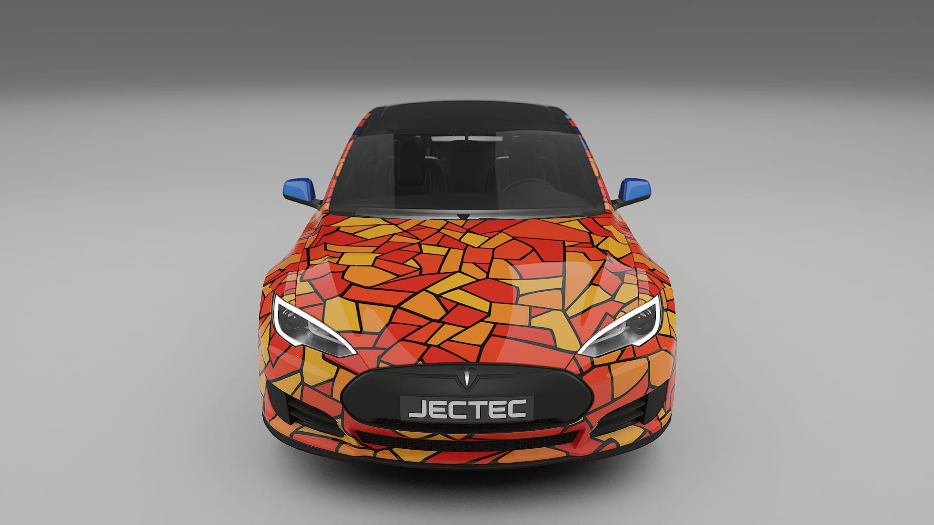 Tesla Model-S BARCELONA Designed Wrap PPF Kit – Printable Polyurethane Film