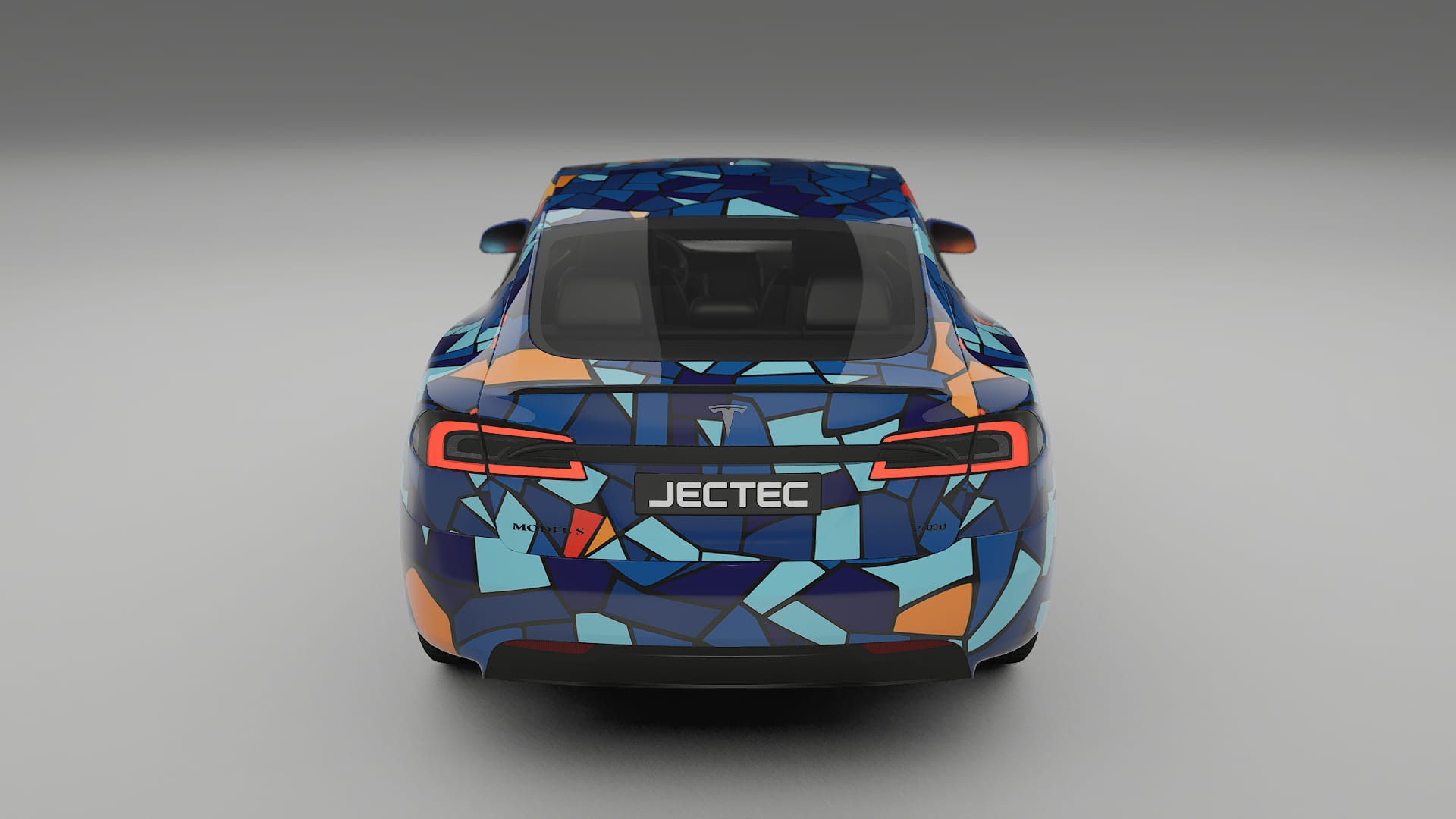 Tesla Model-S Refresh BARCELONA Designed Wrap PPF Kit – Printable Polyurethane Film