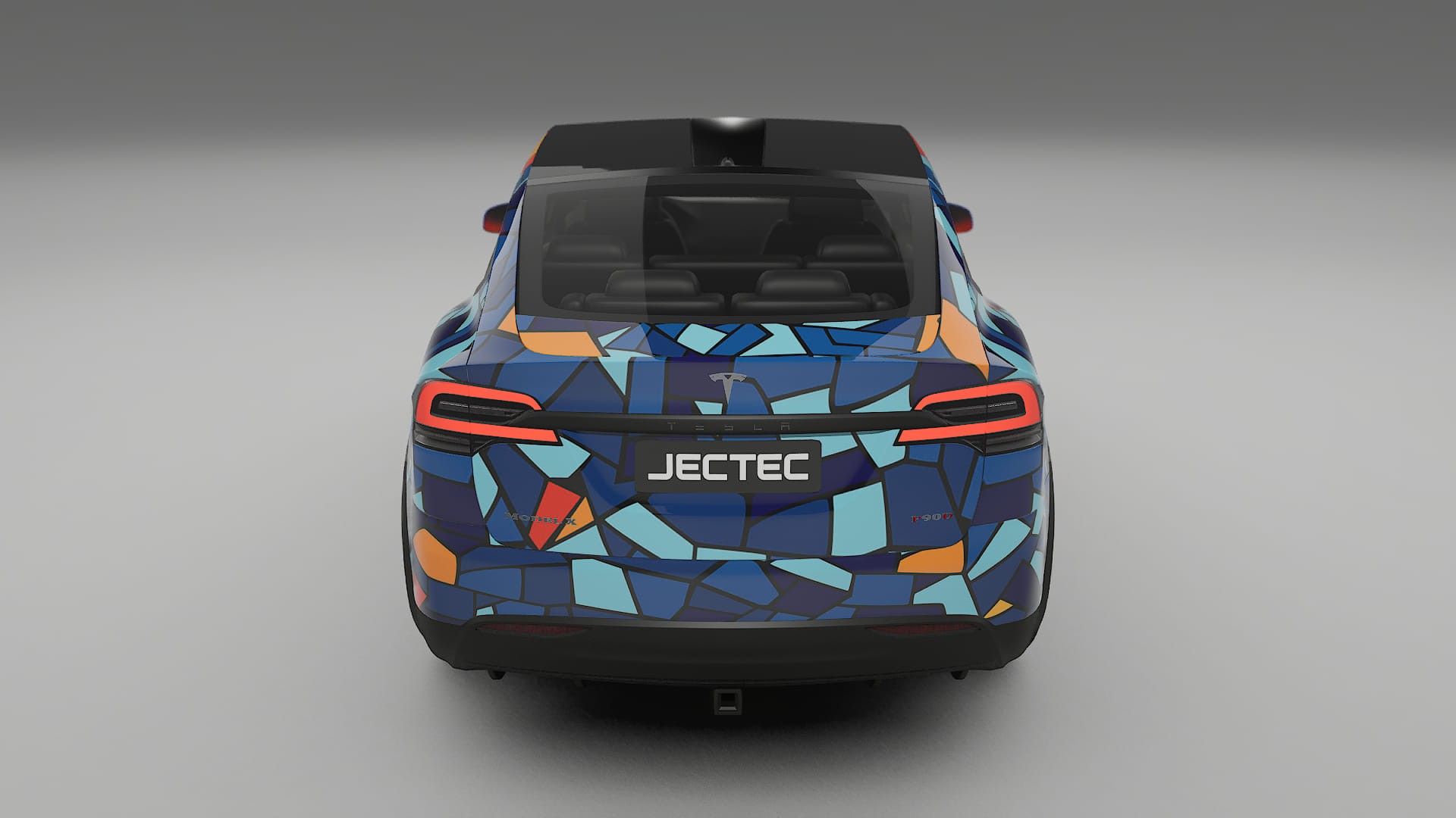 Tesla Model X BARCELONA Designed Wrap PPF Kit – Printable Polyurethane Film