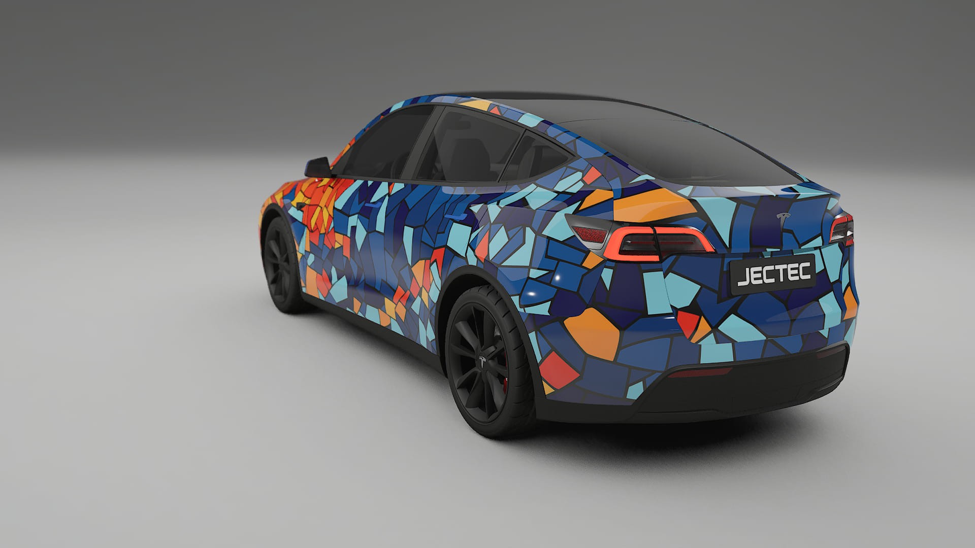 Tesla Model Y BARCELONA Designed Wrap PPF Kit – Printable Polyurethane Film