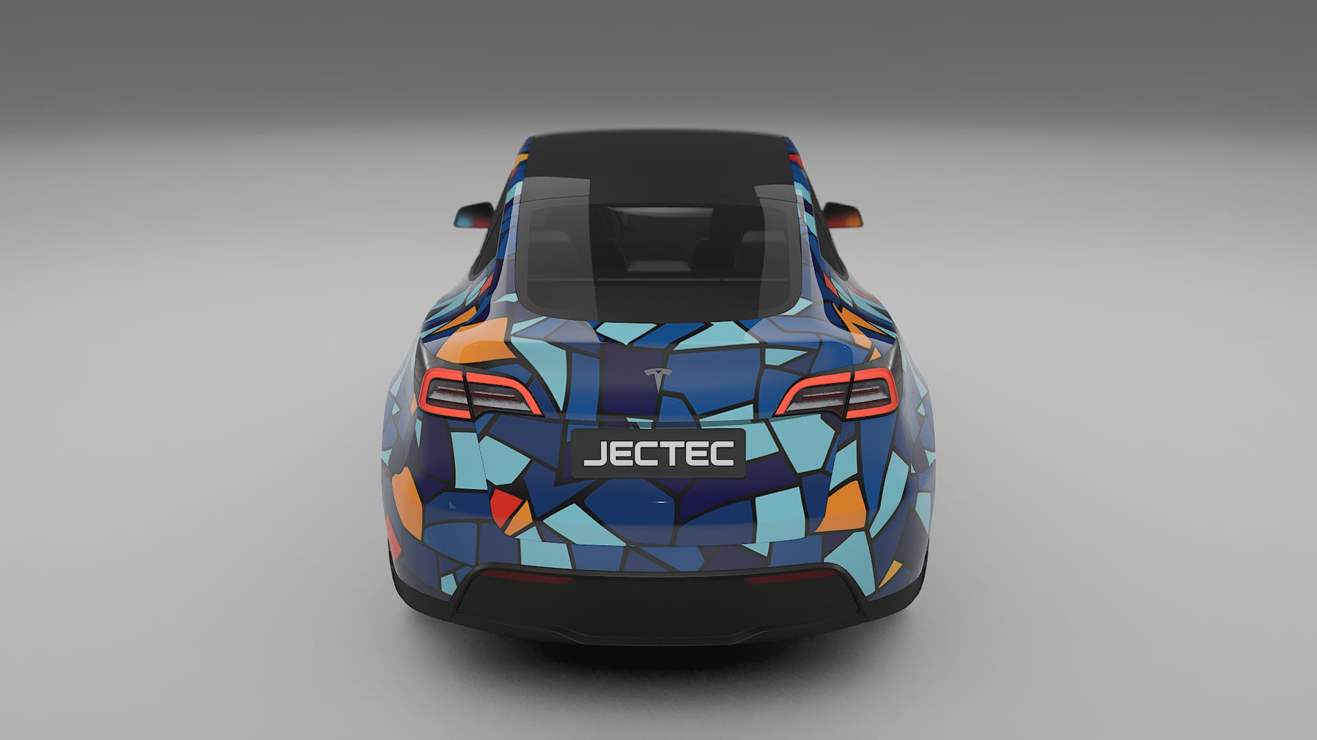 Tesla Model Y BARCELONA Designed Wrap PPF Kit – Printable Polyurethane Film