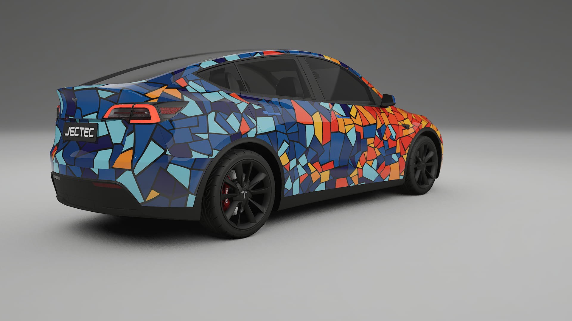 Tesla Model Y BARCELONA Designed Wrap PPF Kit – Printable Polyurethane Film