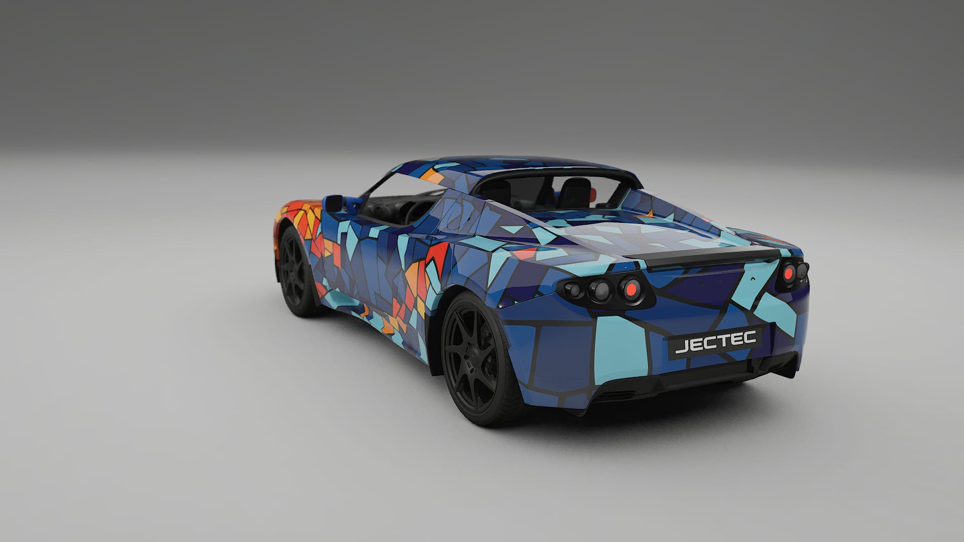 Tesla Roadster 2.5 BARCELONA Designed Wrap PPF Kit – Printable Polyurethane Film