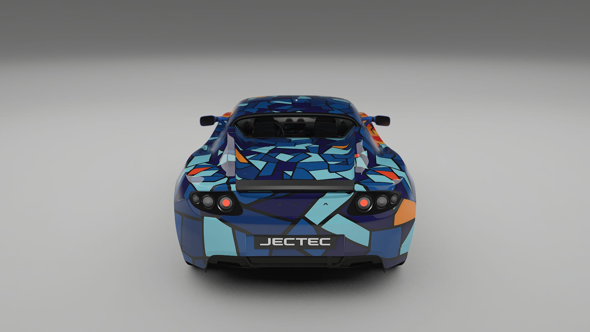 Tesla Roadster 2.5 BARCELONA – Design-Wrap PPF-Kit aus bedruckbarer Polyurethanfolie