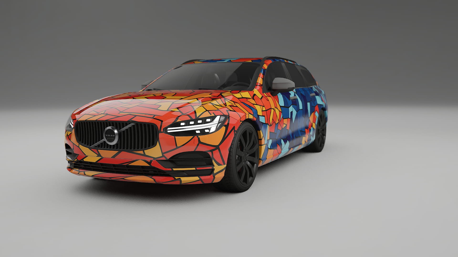 Volvo V90 P5 BARCELONA Designed Wrap PPF Kit – Printable Polyurethane Film