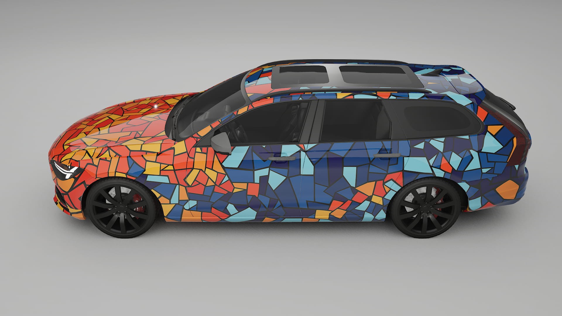 Volvo V90 P5 BARCELONA Designed Wrap PPF Kit – Printable Polyurethane Film