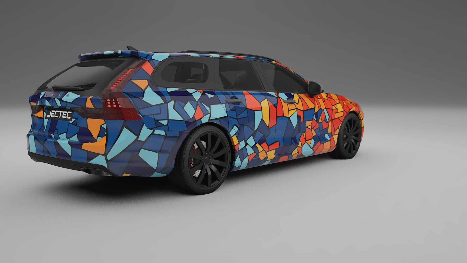 Volvo V90 P5 BARCELONA Designed Wrap PPF Kit – Printable Polyurethane Film