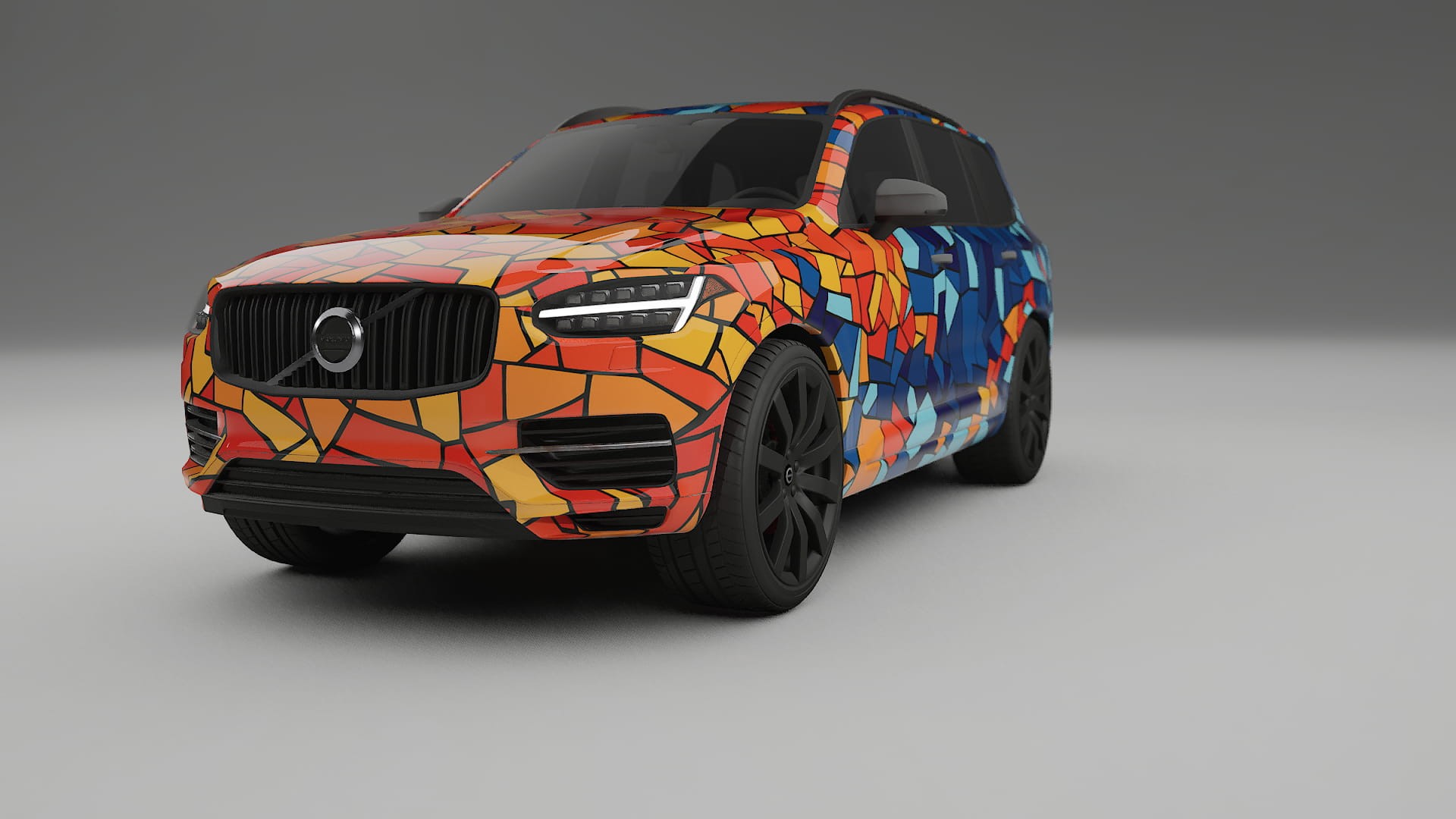 Volvo XC90 SPA BARCELONA – Design-Wrap PPF-Kit aus bedruckbarer Polyurethanfolie