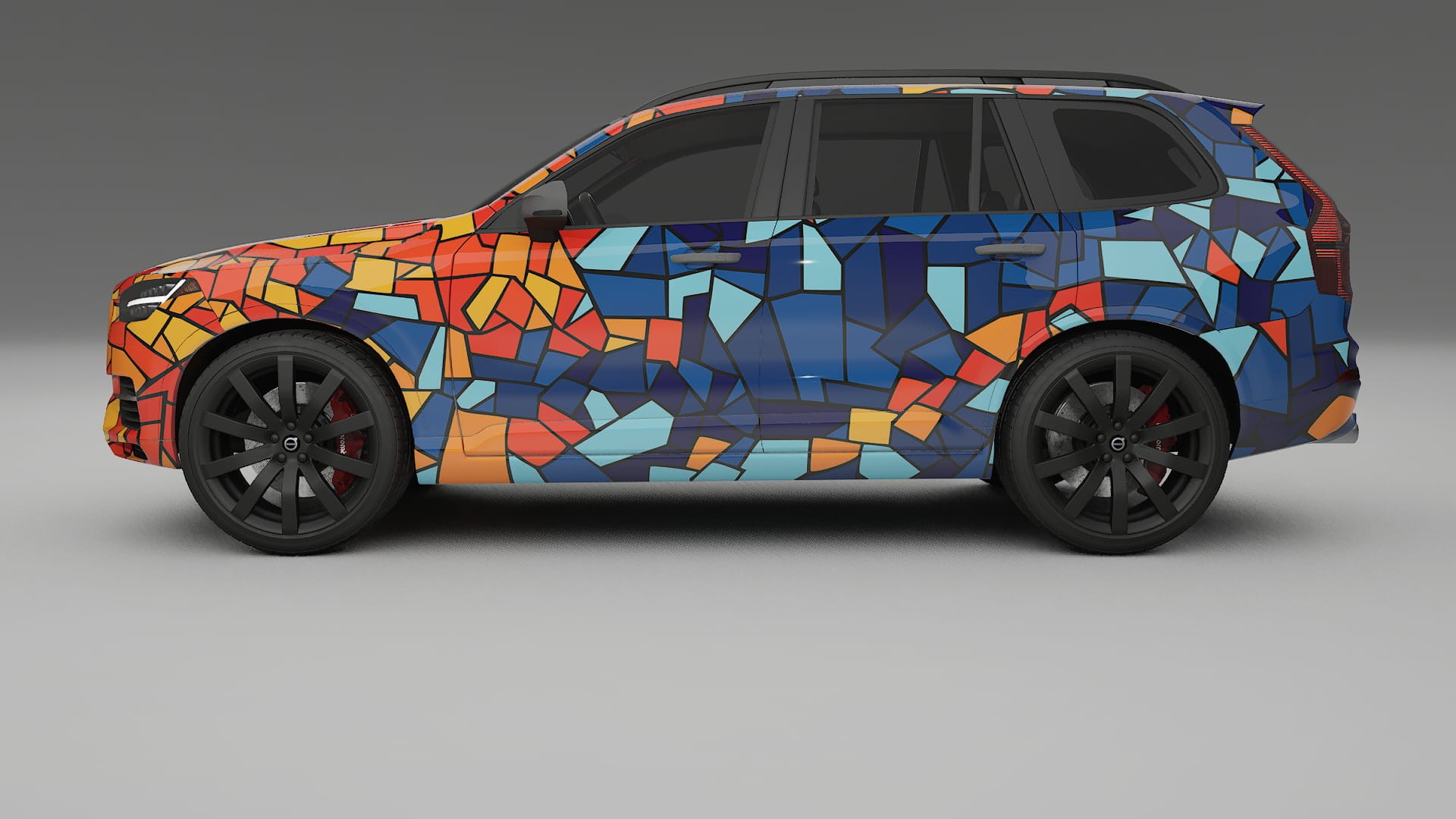 Volvo XC90 SPA BARCELONA Designed Wrap PPF Kit – Printable Polyurethane Film